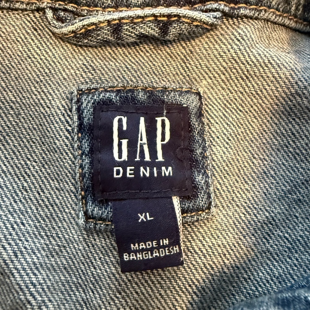 GAP Girls Classic Blue Jean Jacket - Picture 4 of 8